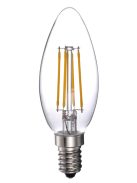 LANDLITE LED-C35-4W/FLT E14 2700K, filament LED Lamp