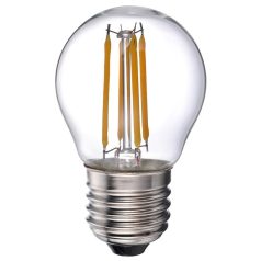   LANDLITE LED filament, E27, 4W, G45, 400lm, 2700K, mini globe bulb (LED-G45-4W/FLT)