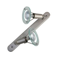 LANDLITE CLB-200 spot lamp R50 2xE14 40W 230V matt chrome