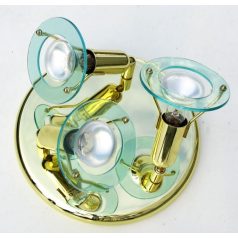 LANDLITE CLR-300 spot lamp R50 3xE14 40W 230V brass