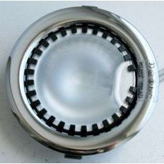   LANDLITE DL-08, 1xJC max 20W 12V G4 halogen lamp, fix design, single downlight lamp, chrome