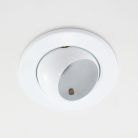 LANDLITE DL-710, 1X230V R50 E14 max 40W, tilt, single downlight lamp, white