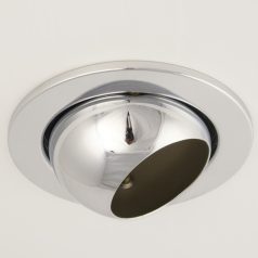   LANDLITE DL-720, 1X230V R63 E27 max 60W, tilt, single downlight lamp, chrome