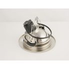 LANDLITE DL-720, 1X230V R63 E27 max 60W, tilt, single downlight lamp, chrome