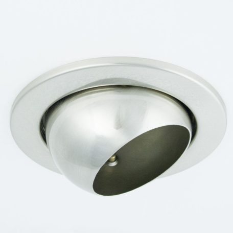 LANDLITE DL-720, 1X230V R63 E27 max 60W, tilt, single downlight lamp, mat chrome