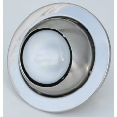   LANDLITE DL-730, 1X230V R80 E27 max 100W, tilt, single downlight lamp, chrome