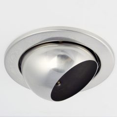   LANDLITE DL-730, 1X230V R80 E27 max 100W, tilt, single downlight lamp, mat chrome