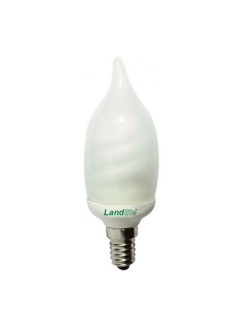 LANDLITE EIC/D-9W E14 230V 2700K 8000 hour, flame form, CFL (energy saving lamp)