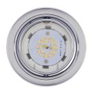 LANDLITE KIT-60A-3, 3pcs 3W GU10 230V warmwhite LED bulb, swivel design, 3pcs LED downlight KIT,  mat chrome