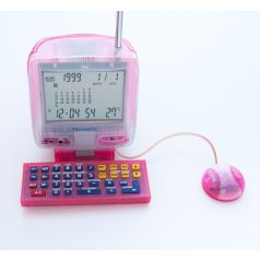 LANDLITE MS-2000A Calendar/ FM Radio, red 