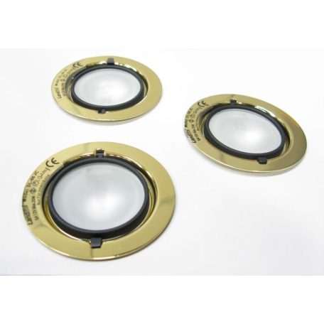 LANDLITE KIT-501-3 (KIT-06-3), 3pcs JC-20W 12V halogen lamp, fix design, downlight KIT (3 pcs halogen KIT),br