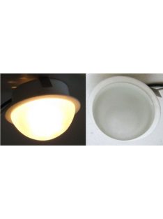   LANDLITE KIT-601-5, 5pcs JC-20W G4 12V halogen lamp, fix design, glass shade, downlight KIT (5 pcs halogen KI