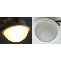   LANDLITE KIT-601-5, 5pcs JC-20W G4 12V halogen lamp, fix design, glass shade, downlight KIT (5 pcs halogen KI