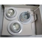 LANDLITE KIT-510-5, 5pcs MR16 20W 12V halogen lamp, rotateable design,white