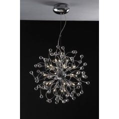   LANDLITE MONACO, MD2184/24, 24XG4 12V 10W halogen,chrome, crystal lamp