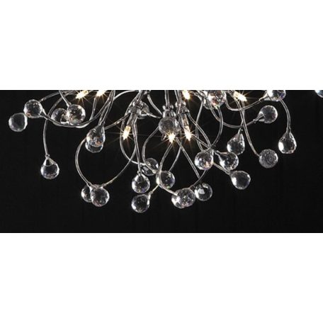 LANDLITE MONACO, MD2184/24, 24XG4 12V 10W halogen,chrome, crystal lamp