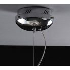 LANDLITE MONACO, MD2184/24, 24XG4 12V 10W halogen,chrome, crystal lamp