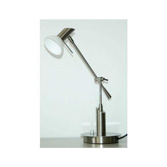 LANDLITE TBT-11-193A, G9 40W 230V halogen lamp, with light controller, mat chrome, table lamp