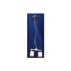   LANDLITE CL-013-2, modern hanging lamp 2xG9-40W 230V matt nickel
