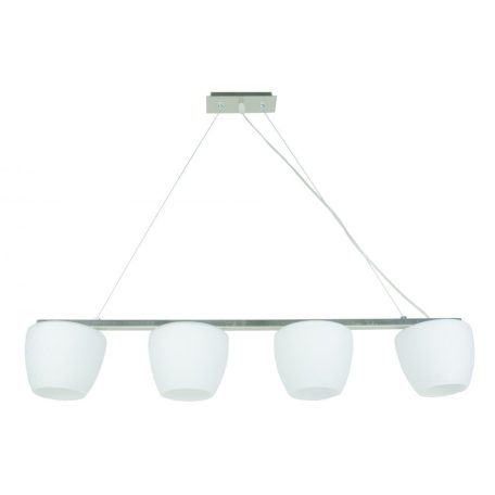 LANDLITE MW-5362/4P-S, mat chrome pendant lamp