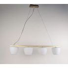 LANDLITE MW-5362/4P-S, antique bronze, downward, Pendant Lights