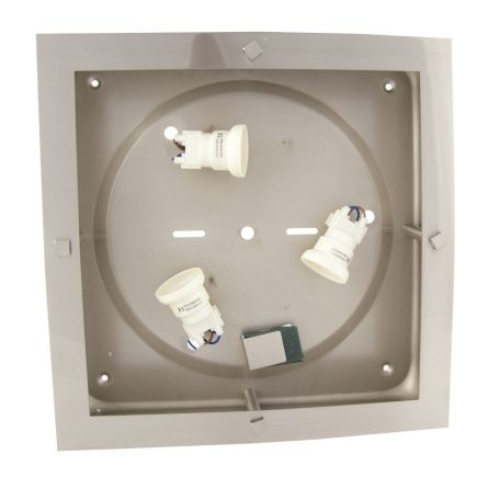 LANDLITE KABIRA MW-4206A/16", mat chrome, Ceiling Light, 3xE27 60W