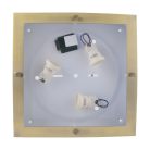 LANDLITE KABIRA MW-4206A/16", antique bronze, Ceiling Light, 3xE27 60W