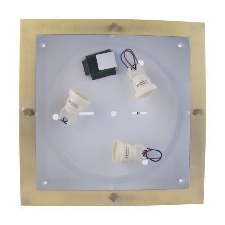 LANDLITE KABIRA MW-4206A/16", antique bronze, Ceiling Light, 3xE27 60W