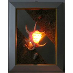 LANDLITE SHELL LIGHT-003, 1xG9 230V 25W, shell lamp