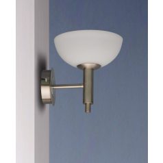   LANDLITE FLOYD modern wall lamp 1xG9 40W 230V (mat chrome / white glass)