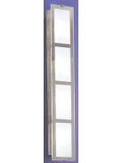LANDLITE INGA-A04 modern fali lámpa 4xG9 40W 230V (matt króm / fehér üveg)