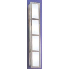   LANDLITE INGA-A04 modern fali lámpa 4xG9 40W 230V (matt króm / fehér üveg)