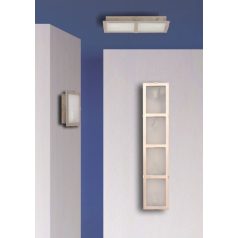   LANDLITE INGA-A04 modern fali lámpa 4xG9 40W 230V (matt króm / fehér üveg)