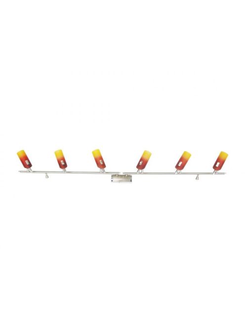 LANDLITE Hot Fire-A6, 6x40W 230V G9, chrome+mat chrome,  Spotlamp