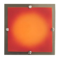   LANDLITE MELIA 23 cm  1xG9 40W 230V  wall/ceiling lamp nickel / colored glass