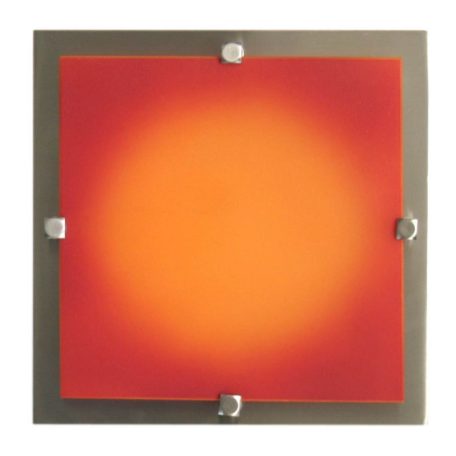 LANDLITE MELIA 23 cm  1xG9 40W 230V  wall/ceiling lamp nickel / colored glass