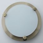 LANDLITE MELISSA D16 modern wall / ceiling lamp 1xG9 40W 230V (antique bronze / white glass)