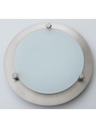LANDLITE MELISSA D23 modern wall / ceiling lamp 1xG9 40W 230V (nickel / white glass)
