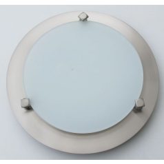   LANDLITE MELISSA D23 modern wall / ceiling lamp 1xG9 40W 230V (nickel / white glass)