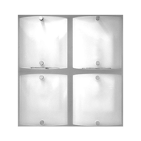 LANDLITE ARTUS 1174 modern fali / mennyezeti lámpa 4xG9 40W 230V (króm / matt-fehér üveg)