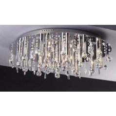   LANDLITE CASINO, MX2220/R-25, 25X10W G4 12V halogen, chrome crystal lamp
