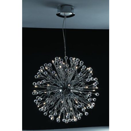 LANDLITE MONACO, MD2206/40, 40xG4 12V 10W halogen,chrome, crystal lamp