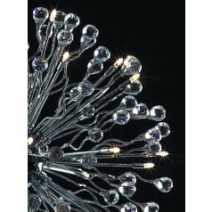   LANDLITE MONACO, MD2206/40, 40xG4 12V 10W halogen,chrome, crystal lamp