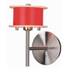 LANDLITE REFORMO W6026/1L red, 1XG9 60W 230V, wall lamp