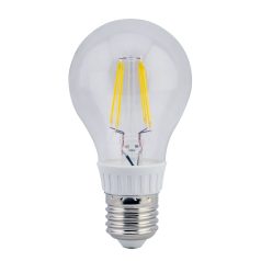   LANDLITE LED filament, E27, 4W, A60, 470lm, 2700K, pear shaped bulb (LED-A60-4W/FLT)