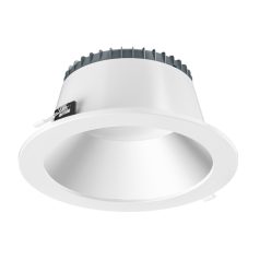   E30150DN-TW-DP, UVIDUS, 14W/20W, 3000K/4000K/6500K, UGR<24, IP20/IP64 IK06, 80°, white, with diffuser, flicker-free, D174*87mm (cutout D145-155mm), LED downlight