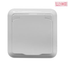 ANCO Porto single grounding socket, IP44