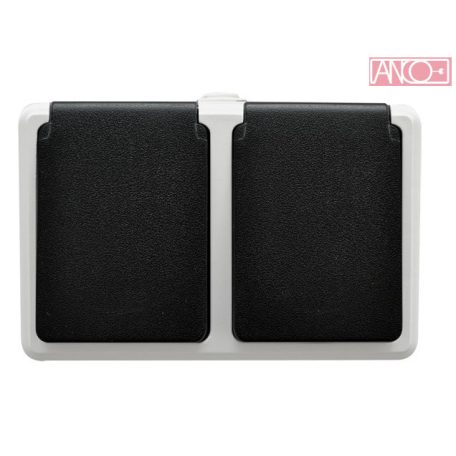 ANCO Athens outdoor grounding double socket