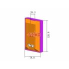 ANCO IR motion detector 180º, flat, white