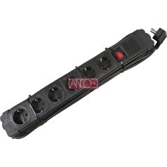 ANCO Table socket 6 way with switch, 2m